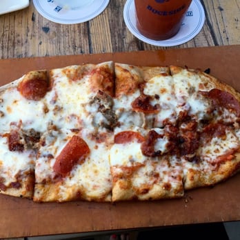 Skipper's Dockside - My special of the day flat bread pizza - Seafood Near Me - Key Largo, Florida