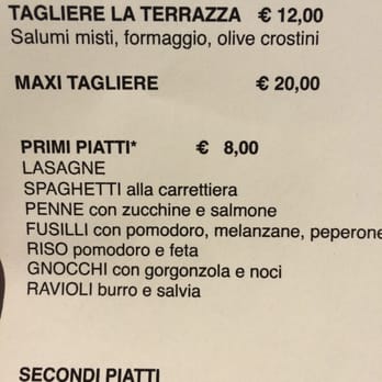 La Terrazza - Affordable lunch menu - Cafes Near Me - Florence, FI