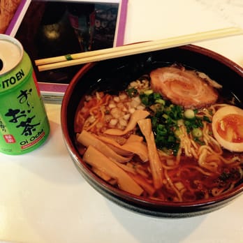 Ramen Tatsu-Ya - standard ramen bowl with green tea drink - Ramen Near Me - Austin, Texas Ramen Tatsu-Ya - standard ramen bowl with green tea drink - Ramen Near Me - Austin, Texas