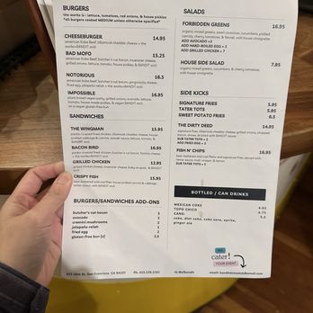 Bandit - Menu - Breakfast & Brunch Near Me - San Francisco, California Bandit - Menu - Breakfast & Brunch Near Me - San Francisco, California