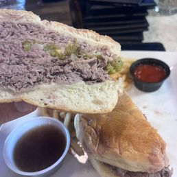 Hand Carved Hot Roast Beef Sammy Hand Carved Hot Roast Beef Sammy