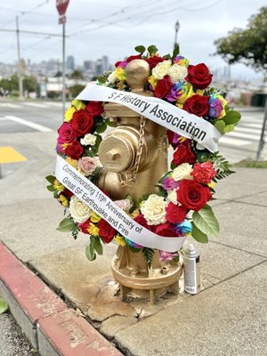 The Golden Fire Hydrant by null