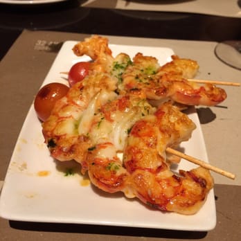 La Flauta - Shrimp and Calamari grilled skewers. - Spanish Near Me - Barcelona, B La Flauta - Shrimp and Calamari grilled skewers. - Spanish Near Me - Barcelona, B