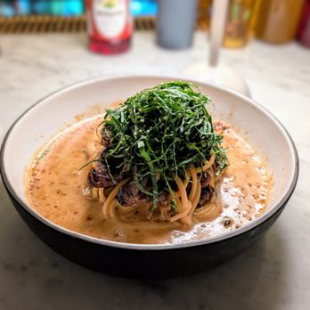 ONDO Jersey City - Cream Perilla Pasta - Korean Near Me - Jersey City, New Jersey ONDO Jersey City - Cream Perilla Pasta - Korean Near Me - Jersey City, New Jersey