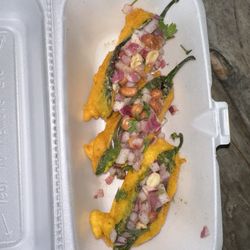 Golconda Xpress Indian Food Truck - Stuffed mirchi