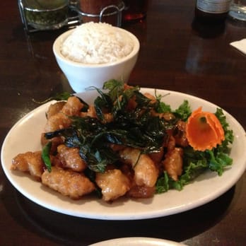 Thai Square Restaurant - Crispy squid basil - Thai Near Me - Arlington, Virginia