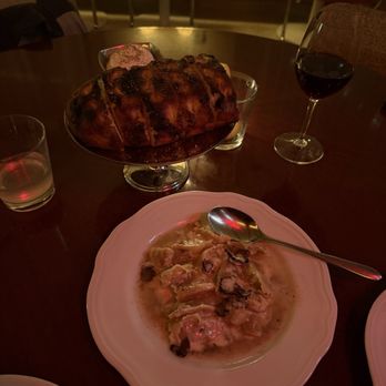 Cucina Alba - Black truffle pasta and focaccia - Italian Near Me - New York, New York Cucina Alba - Black truffle pasta and focaccia - Italian Near Me - New York, New York