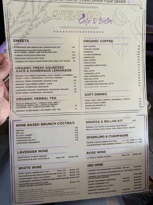 Menu photo 2 Lavender Cafe & Bistro Naples, FL