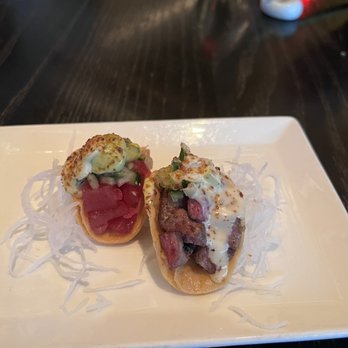 Nobu Washington D.C - Tuna and Wagyu Nobu Style Sashimi Tacos - Japanese Near Me - Washington Dc, District of Columbia Nobu Washington D.C - Tuna and Wagyu Nobu Style Sashimi Tacos - Japanese Near Me - Washington Dc, District of Columbia