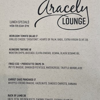 Aracely Lounge - Lunch specials - Breakfast & Brunch Near Me - Danville, California