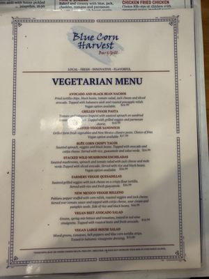 Menu photo 4 Blue Corn Harvest Bar & Grill Round Rock, TX Menu photo 4 Blue Corn Harvest Bar & Grill Round Rock, TX