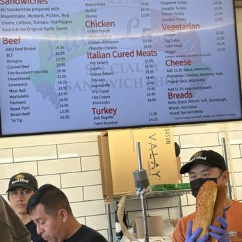 Little Lucca - Menu - Sandwiches Near Me - Burlingame, California