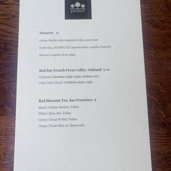 Pomet - Dessert menu - New American Near Me - Oakland, California Pomet - Dessert menu - New American Near Me - Oakland, California