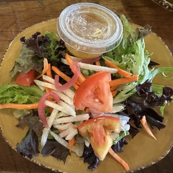 Urban Plates - Side Classic House Salad was fresh & jicama was nice touch. Lemon vinaigrette dressing is delicious - Salad Near Me - Irvine, California Urban Plates - Side Classic House Salad was fresh & jicama was nice touch. Lemon vinaigrette dressing is delicious - Salad Near Me - Irvine, California