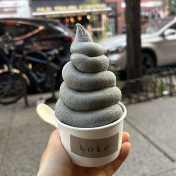 Koke - Black sesame soft serve - Coffee & Tea Near Me - New York, New York Koke - Black sesame soft serve - Coffee & Tea Near Me - New York, New York