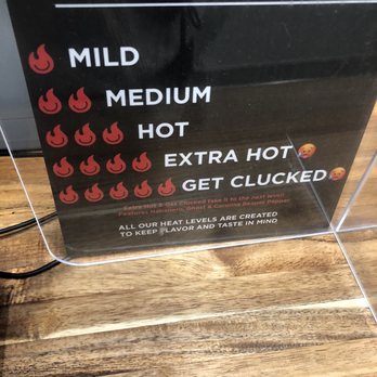 Cluck Kitchen - Spicy scale - Chicken Shop Near Me - Irvine, California