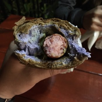Hula Dog - The sauce kinda pool down at the bottom, so it gets better and better lol - Hot Dogs Near Me - Honolulu, Hawaii
