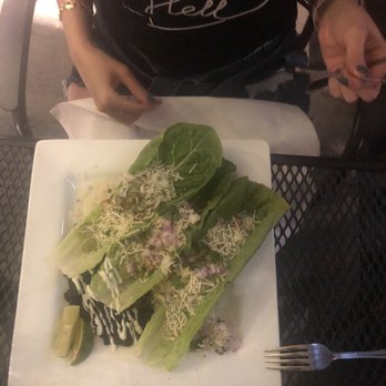 Blue Agave Grill - Chili chicken taco wrapped in lettuce - Seafood Near Me - Denver, Colorado