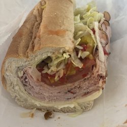 Billings field sandwich with hots. Delicious