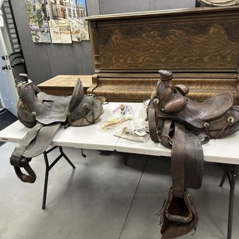 Beatty Museum Historical Society - Saddles in the museum - Museums Near Me - Beatty, Nevada Beatty Museum Historical Society - Saddles in the museum - Museums Near Me - Beatty, Nevada