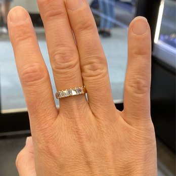 Deena Jewelers - Yellow gold emerald cut diamond ring - Jewelry Near Me - New York, New York Deena Jewelers - Yellow gold emerald cut diamond ring - Jewelry Near Me - New York, New York