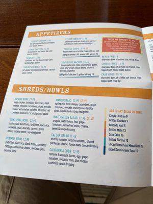 Menu photo 7 Big Chill Beach Club Bethany Beach, DE