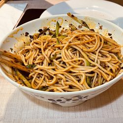 Szechuan Delicious - Fried Sauce Dry Noodle (Dan Dan Noodles) - post mixing - excellent