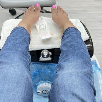 Nails Haven - I thought Id have my toe nails simple with this cute pink color :) - Nail Salons Near Me - San Jose, California Nails Haven - I thought Id have my toe nails simple with this cute pink color :) - Nail Salons Near Me - San Jose, California