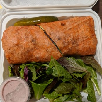 Redwood Cafe - Garden wrap with salad and not quite sure if it's actually poppy seed dressing - American Near Me - Cotati, California Redwood Cafe - Garden wrap with salad and not quite sure if it's actually poppy seed dressing - American Near Me - Cotati, California