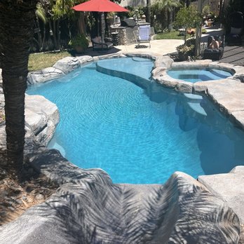 Perry's Pools - view from our pool slide - Pool Cleaners Near Me Perry's Pools - view from our pool slide - Pool Cleaners Near Me
