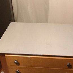 Painted my old wood bedroom furniture with Annie Sloans Paris Gray Painted my old wood bedroom furniture with Annie Sloans Paris Gray