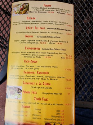 Menu photo 5 Tacos Cancun Lambertville, NJ