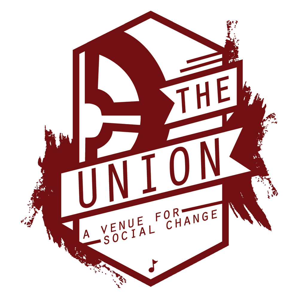 The Union - a red and white logo - Music Venues Near Me - Naperville, Illinois The Union - a red and white logo - Music Venues Near Me - Naperville, Illinois
