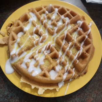 Alphy's Restaurant and Catering - Cinnamon roll Belgian waffle - Seafood Near Me - Navarre, Florida Alphy's Restaurant and Catering - Cinnamon roll Belgian waffle - Seafood Near Me - Navarre, Florida