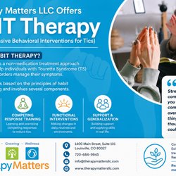 Therapy Matters - Now Offering CBIT Therapy! Please reach out to learn more!