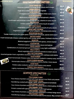 Menu photo 1 Jyot India Restaurant Fairborn, OH Menu photo 1 Jyot India Restaurant Fairborn, OH