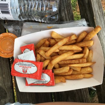 Tiffany's - French Fries with Ketchup and Buffalo Sauce - Food Trucks Near Me