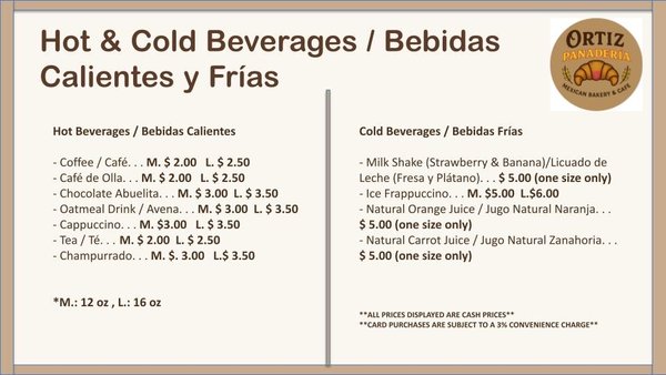 Menu photo 2 Ortiz Panaderia San Jose, CA Menu photo 2 Ortiz Panaderia San Jose, CA