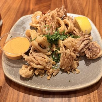 Pacific Catch - Calamari was excellent but needed more hot peppers - there were 2 tiny pieces - Seafood Near Me - Dublin, California Pacific Catch - Calamari was excellent but needed more hot peppers - there were 2 tiny pieces - Seafood Near Me - Dublin, California
