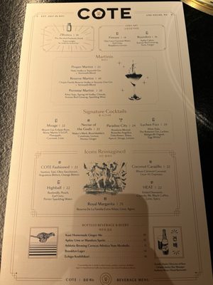 Menu photo 3 Cote Las Vegas, NV Menu photo 3 Cote Las Vegas, NV