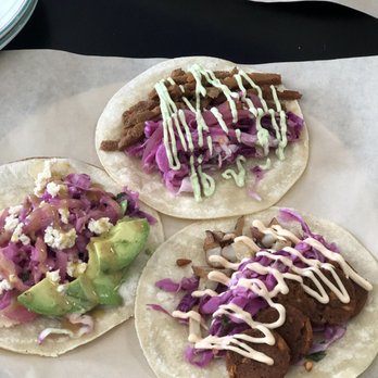 Fresca On Addison - Avocado taco, chorizo taco and seitan taco!!! - Pizza Near Me - Richmond, Virginia Fresca On Addison - Avocado taco, chorizo taco and seitan taco!!! - Pizza Near Me - Richmond, Virginia