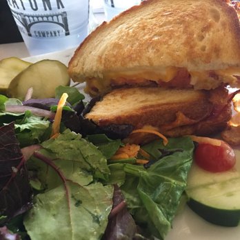 Manayunk Brewery - Adult grilled cheese w side salad - New American Near Me - Philadelphia, Pennsylvania Manayunk Brewery - Adult grilled cheese w side salad - New American Near Me - Philadelphia, Pennsylvania