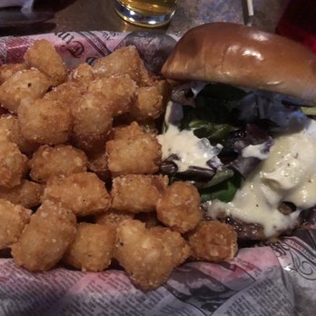 Cabin 61 - Excellent burgers paired with Parmesan tator tots. - Burgers Near Me - White Bear Lake, Minnesota Cabin 61 - Excellent burgers paired with Parmesan tator tots. - Burgers Near Me - White Bear Lake, Minnesota