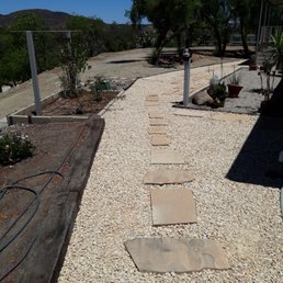 The California Gold makes the sandstone look great.