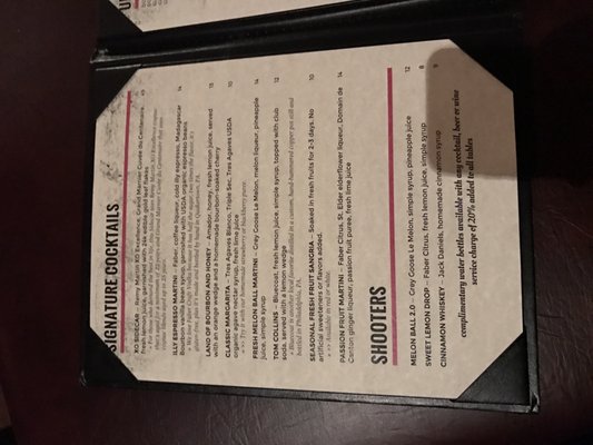 Menu photo 3 Infusion Lounge Philadelphia, PA Menu photo 3 Infusion Lounge Philadelphia, PA