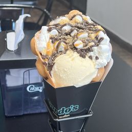 S'mores Smores Waffle Cone S'mores Smores Waffle Cone