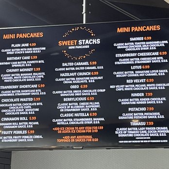 Sweet Stacks - Menu - Desserts Near Me - Garden City, Michigan Sweet Stacks - Menu - Desserts Near Me - Garden City, Michigan
