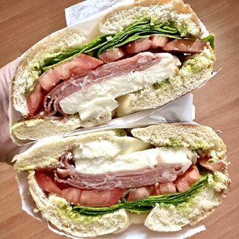 The Posh Bagel - Prosciutto on sesame bagel - Bagels Near Me - Hayward, California The Posh Bagel - Prosciutto on sesame bagel - Bagels Near Me - Hayward, California