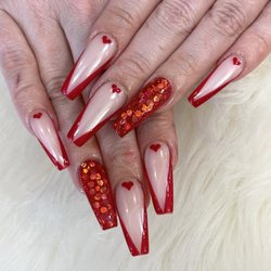 Perfect nails for Valentine's Day!
