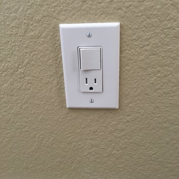 Electric FX Corp - Switch the regular outlet to half outlet half light switch to control and outdoor security light - Electricians Near Me - Rancho Cucamonga, California